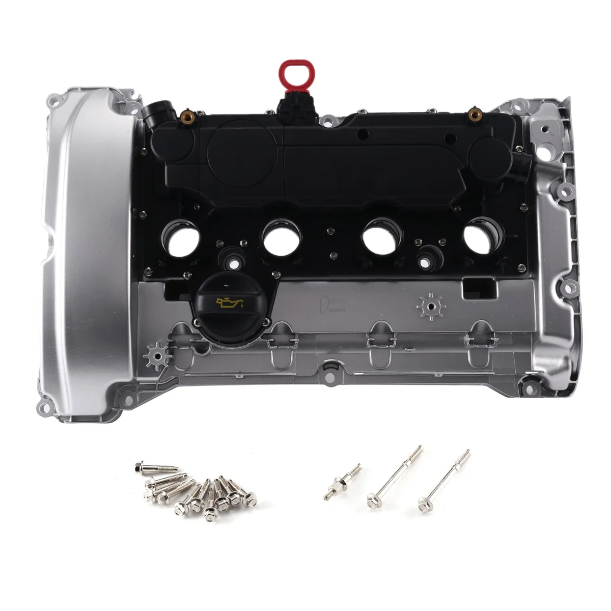 

Car Aluminum Double Valve Petrol Engine Cylinder Valve Cover for Peugeot 308 3008 208 Citroen C4 DS3 DS5 6V THP