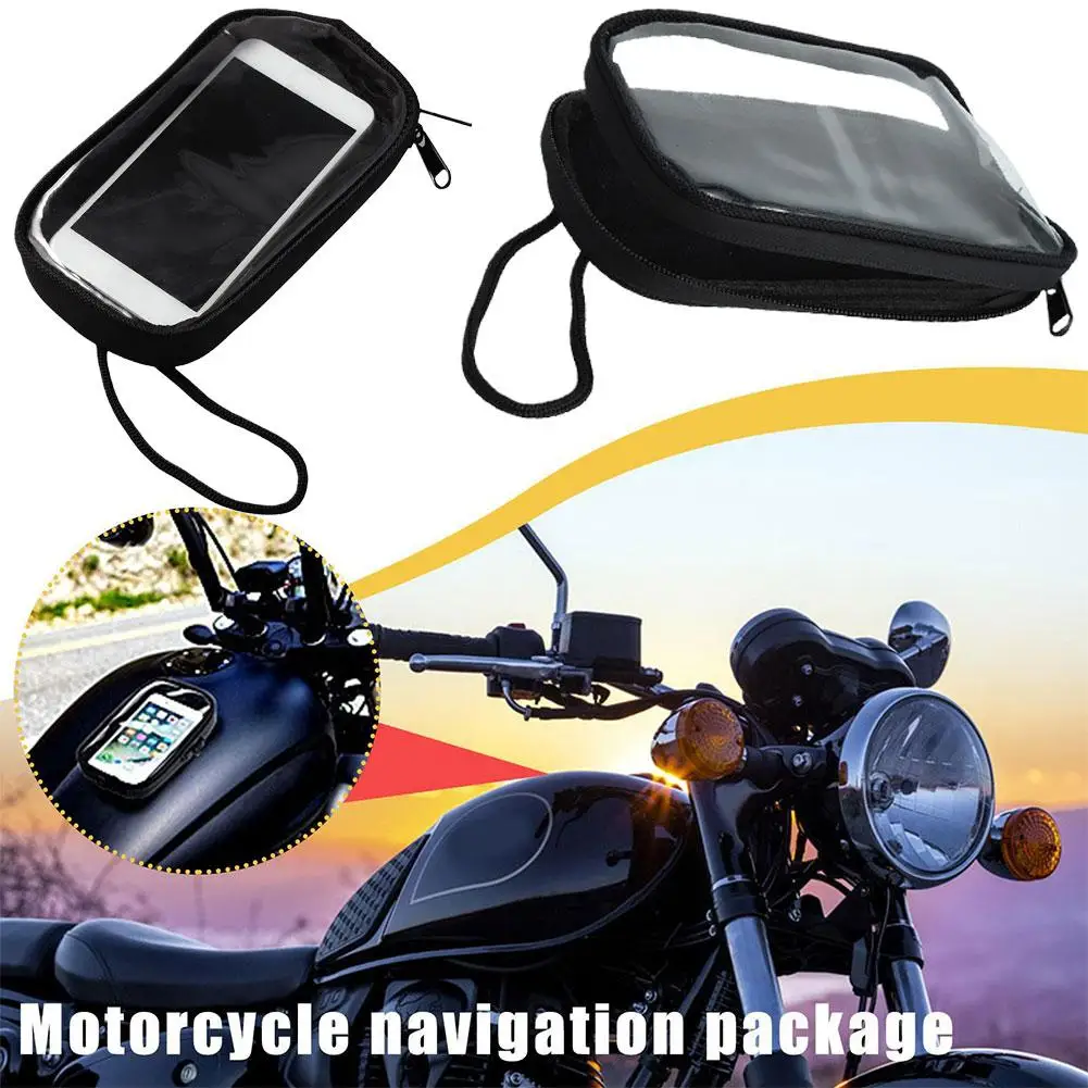 

Magnetic Motorcycle Tank Bag Mobile GPS Navigation Package Front Waterproof Touch Tube Motorbike Screen Bags Phone Holder Z6K4