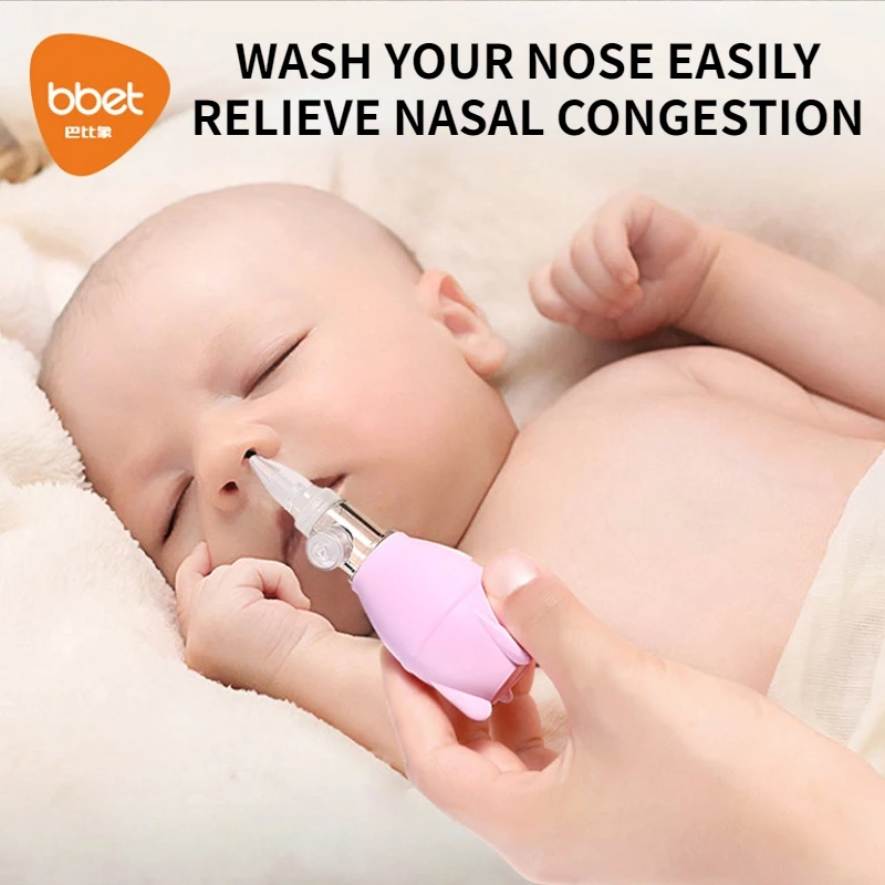

BBET Nasal Aspirator Safety Baby Nose Cleaner Vacuum Nasal Aspirator For Baby Nasal Aspirator Tweezer Set