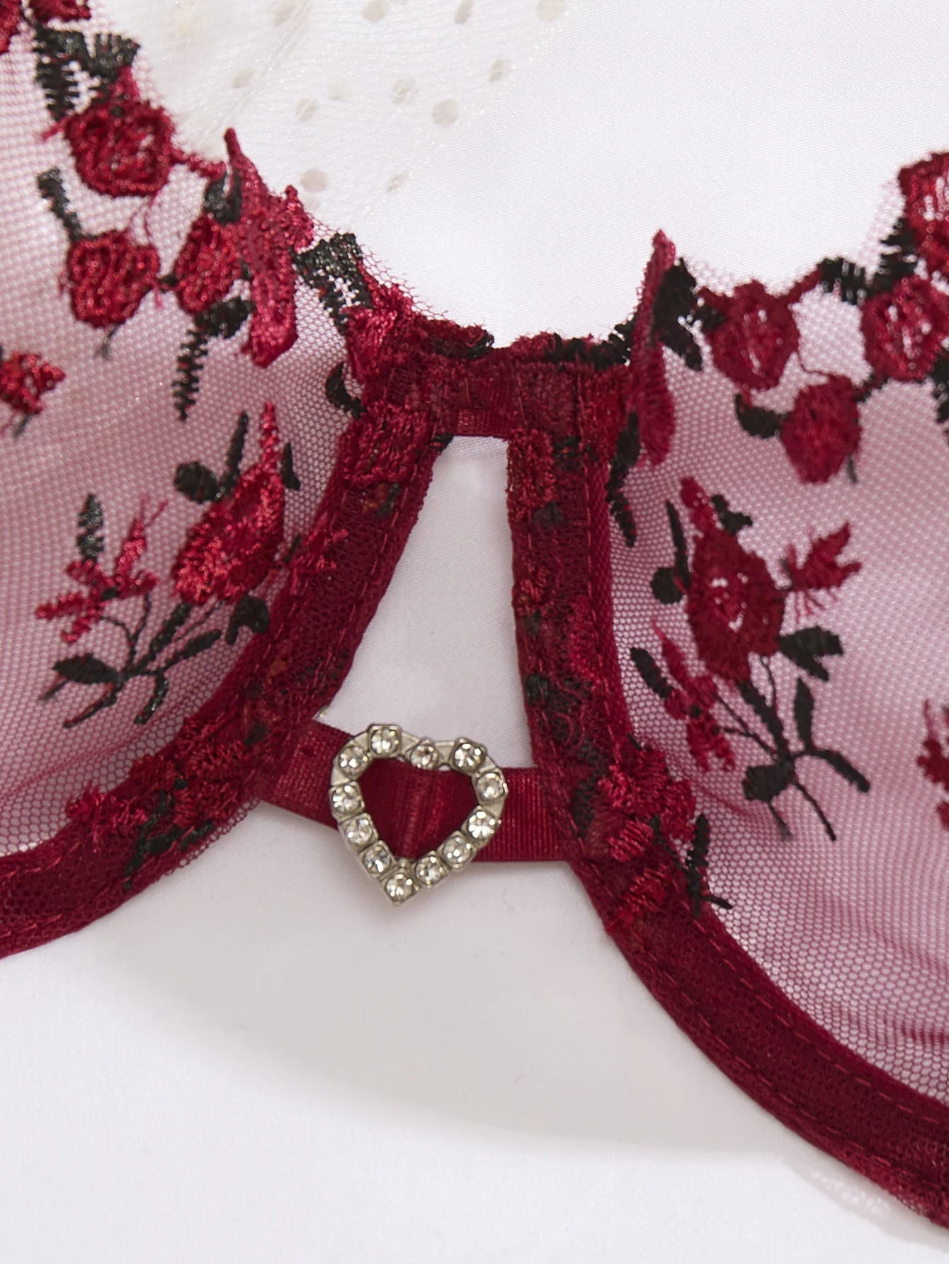 Julia Heart Shaped Babydoll Lingerie Set 3