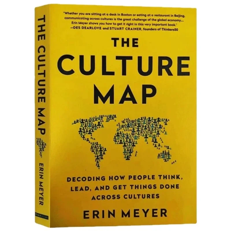 Erin Meyer 문화 지도, 영어 페이퍼백 북, 사람이 사고, 리드, 일을 하는 방법 디코딩 