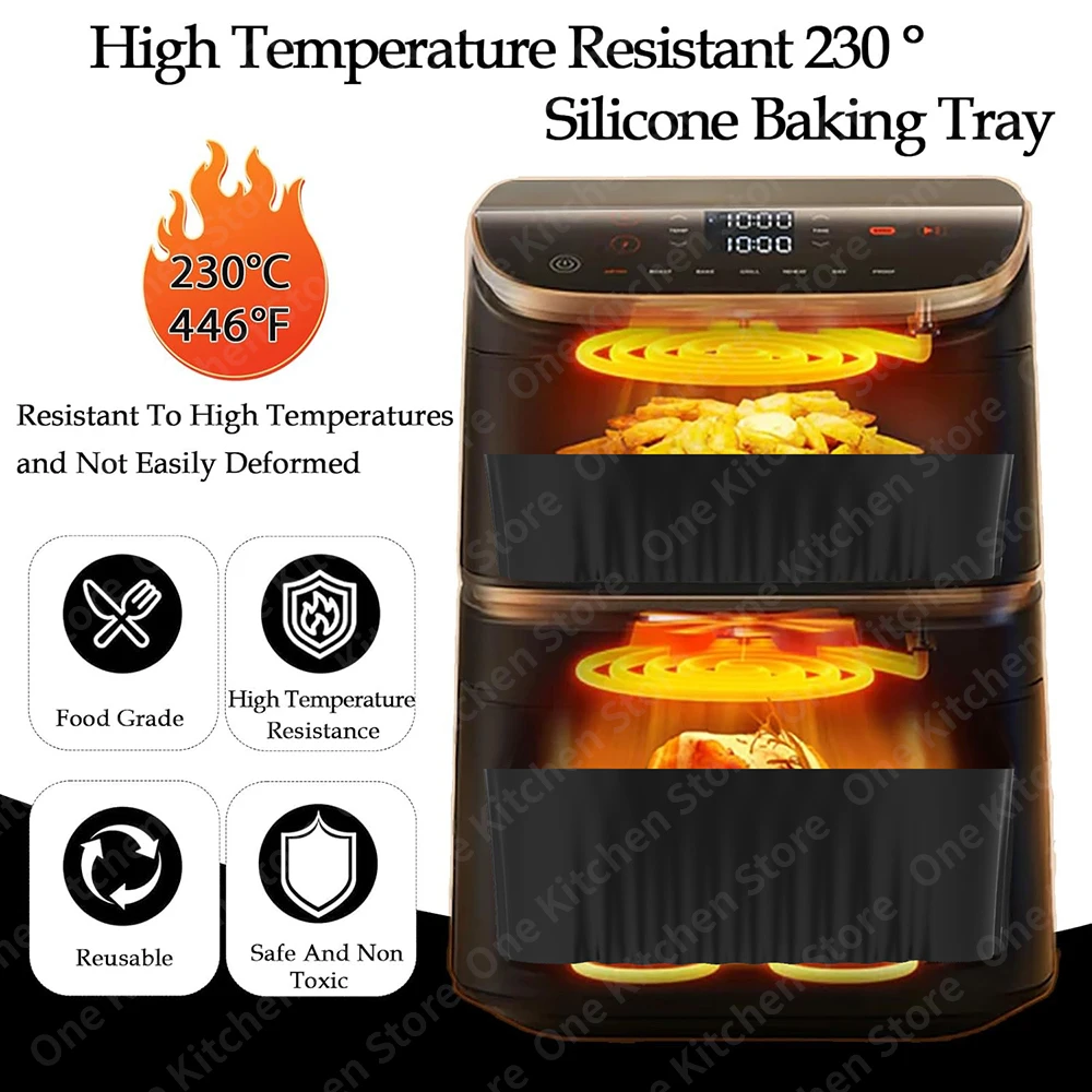Moule En Silicone Pour Friteuse Air COSORI Turbo Tower - Accessoire Pratique Pour Cuisson Sans Huile | Compatible Modèle Cosori