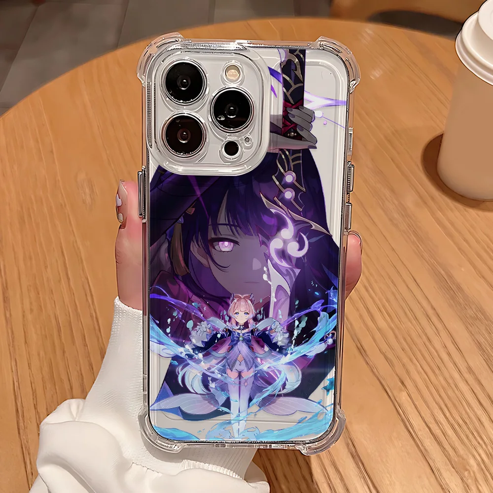Genshin Impact Themed Protective Phone Case - Durable Fall Cover
