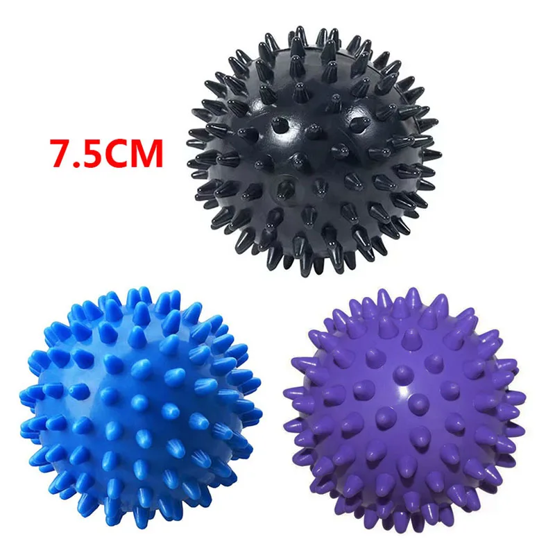 Massage Balls 7.5CM Spiky Myofascial Release Feet Back Hands Spiked Massager Yoga Exercise Fitness Muscle Knots Relax