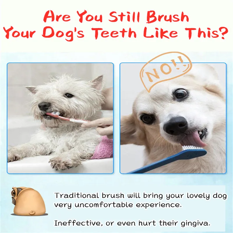 Title 2, Natural Rubber Dog Toothbrush Toy For Dog Teeth...