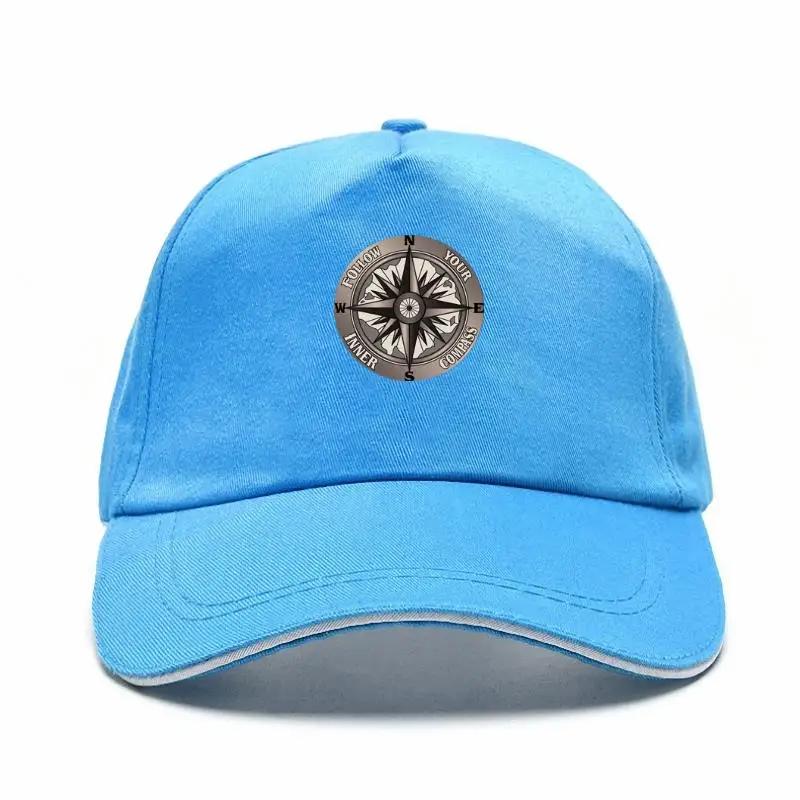 

Follow your inner compass print Baseball Cap fashion Summer outdoor Men Women Dad Hat compass adjustable Snapback hats