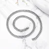 Halaile S925 Sterling Silver Sparkling D Color High Carbon Diamond Cuban Necklace Hip Hop Fine Jewelry for Women Men Trendy Gift 2