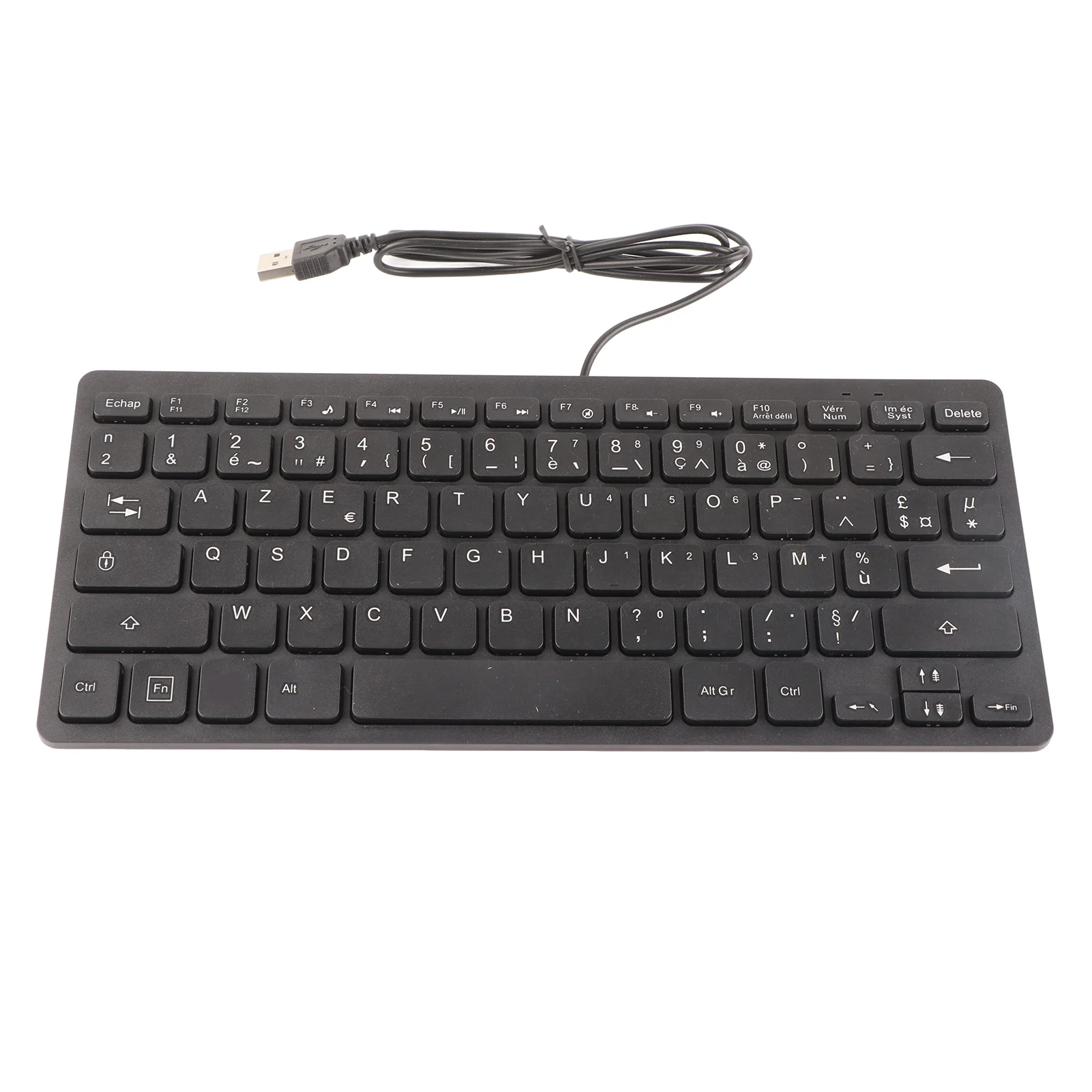 Ultra-Thin Ergonomic Mechanical Keyboard – 78-Key Design with USB Wired Connectivity