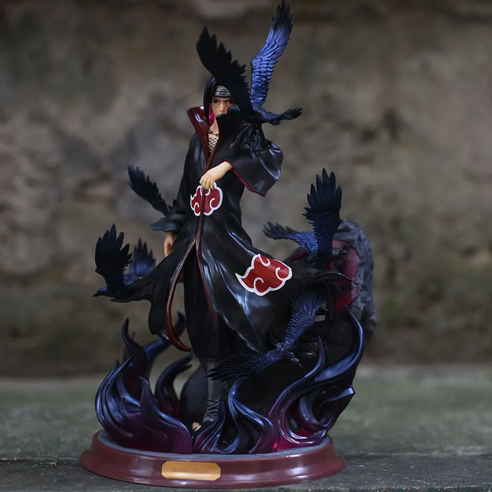 27Cm Anime Naruto Gk Action Figure Shippuden Uchiha Itachi Pvc Modello Statua Giocattolo Da Collezione