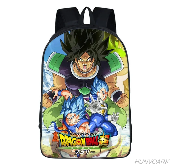 16 Inch Anime Dragon Ball 3d Print Children Backpacks Girl Boys Backpack  Children's School Bags Cartoon Kindergarten Rucksack