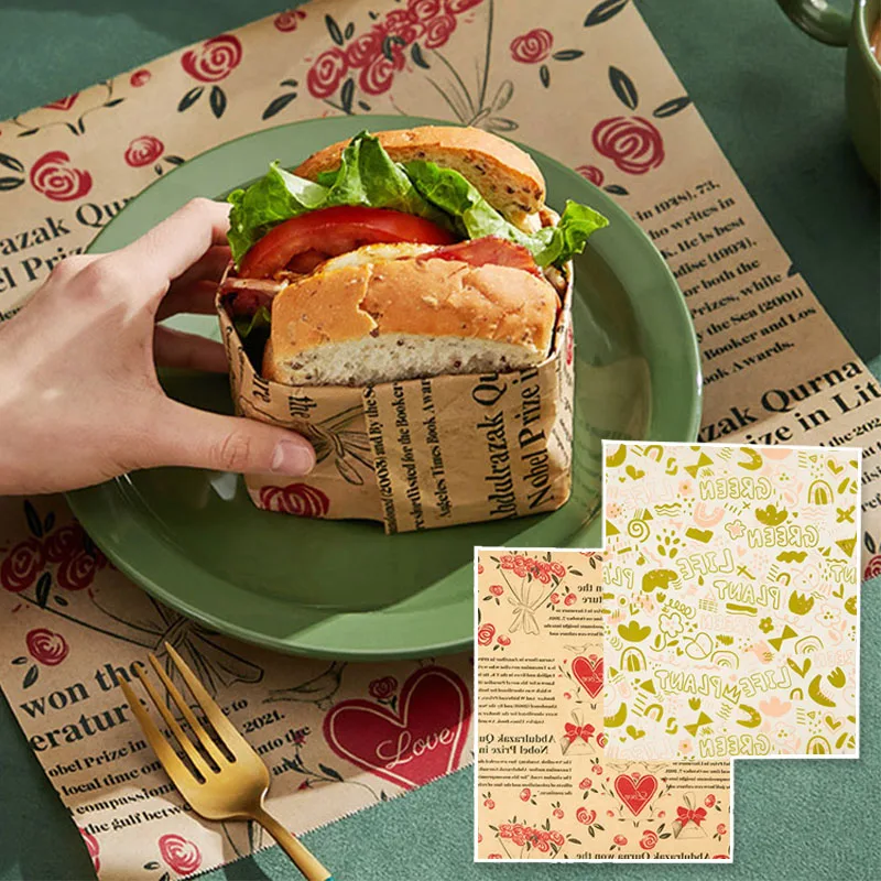 Бумага для выпечки Домашняя Кухня сэндвич пицца фри силиконовое масло бумага