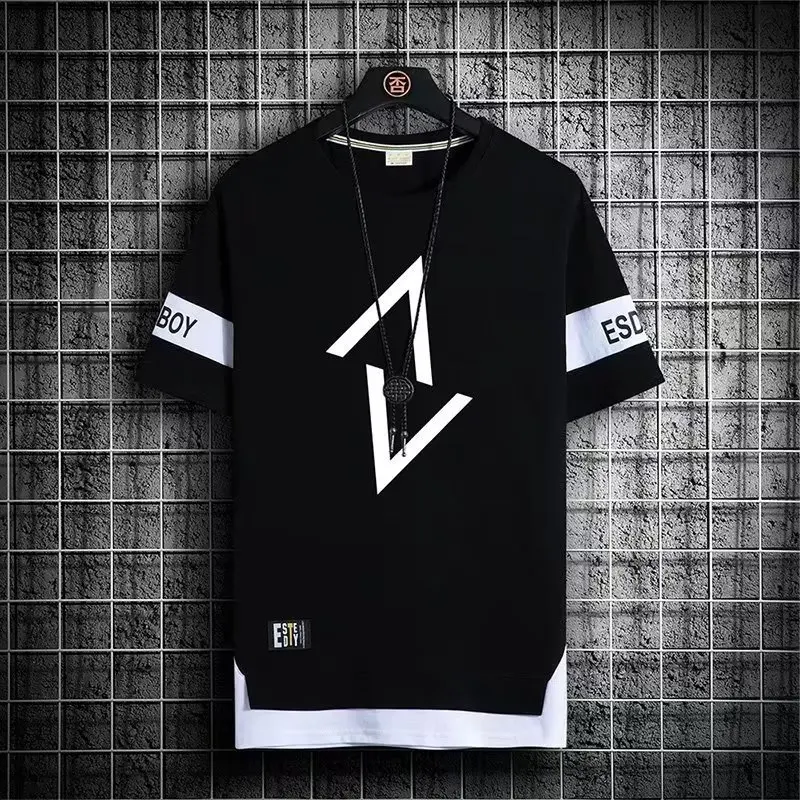 T 셔츠 브랜드 남성 의류 티셔츠 패션 반팔 티셔츠 streetwear 여름 라운드 넥 티셔츠 남자 스포츠 sportwear 빈티지