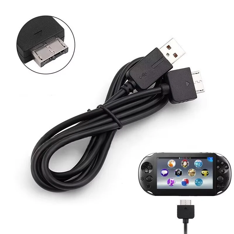 데이터 프로그 USB 충전 케이블 데이터 전송 코드 PS Vita 1000 PSV 1000 게임 콘솔용 전원 어댑터 와이어