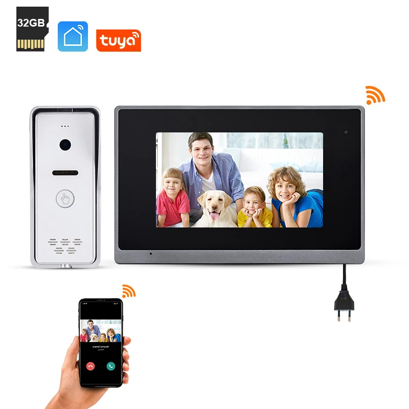 

Factory Price IP 2MP Doorbell Waterproof One Call Bell Wifi Door Bell with Video Monitor for Villa