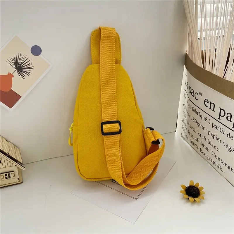 Crossbody Bag Leather Shoulder Bag Corduroy Shoulder Bag Chest Bag Spring And Summer Creative Style Shoulder Sesame Street Wrinkled Chrysanthemum Wear Resistant Messenger