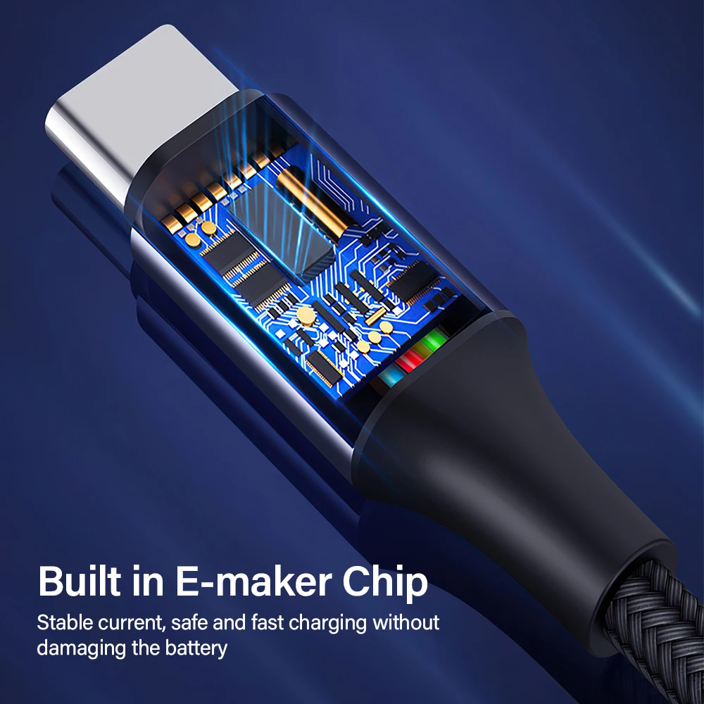 كابل شاحن بيانات USB من النوع C إلى C لهاتف iPhone...