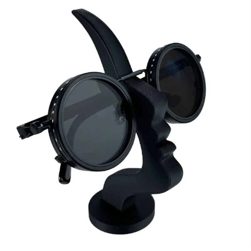 Fashion glasses placement bracket interesting side face practical and minimalist glasses decoration for desktop or bedside table