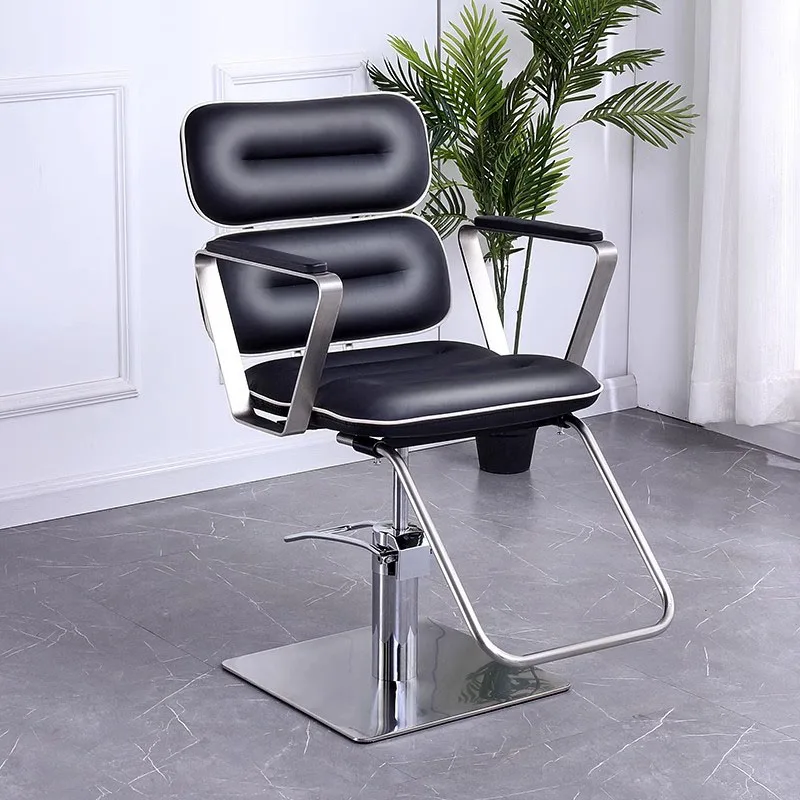 Aesthetic Swivel Chair Cosmetic Stylist Makeup Barber Chair Salon Pedicure Hairdressing Taburete Ruedas Barber Equipment LJ50BC wheels spinning barber chairs dressing aesthetic stylist adjustable barber chair swivel taburetes con ruedas furniture wj30xp