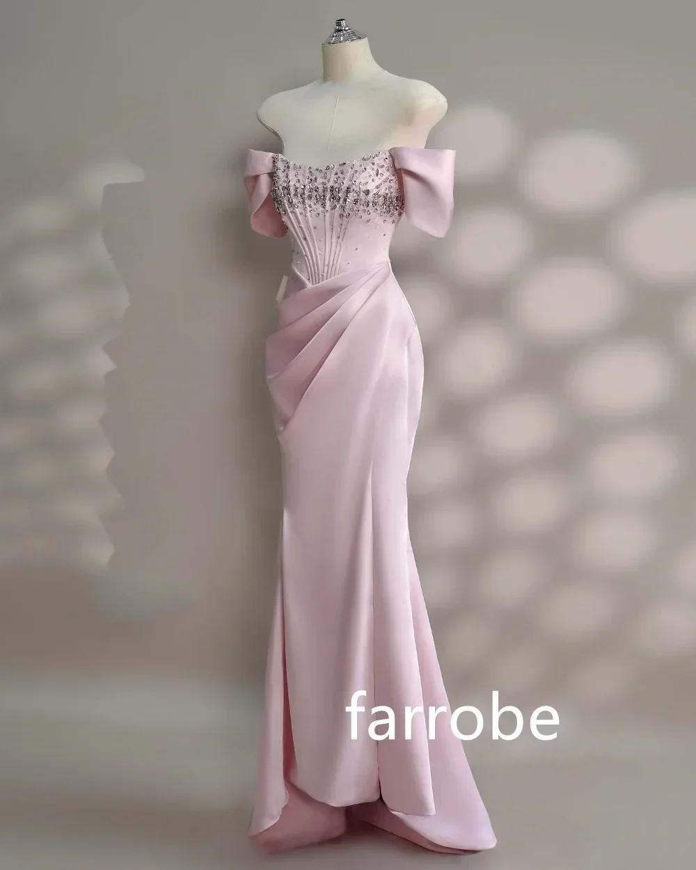 Chinese Style Sequined Jersey Pleat Mermaid Off-the-shoulder Midi Cocktail Dresses Formal Casual Simple Retr cocktail dress
