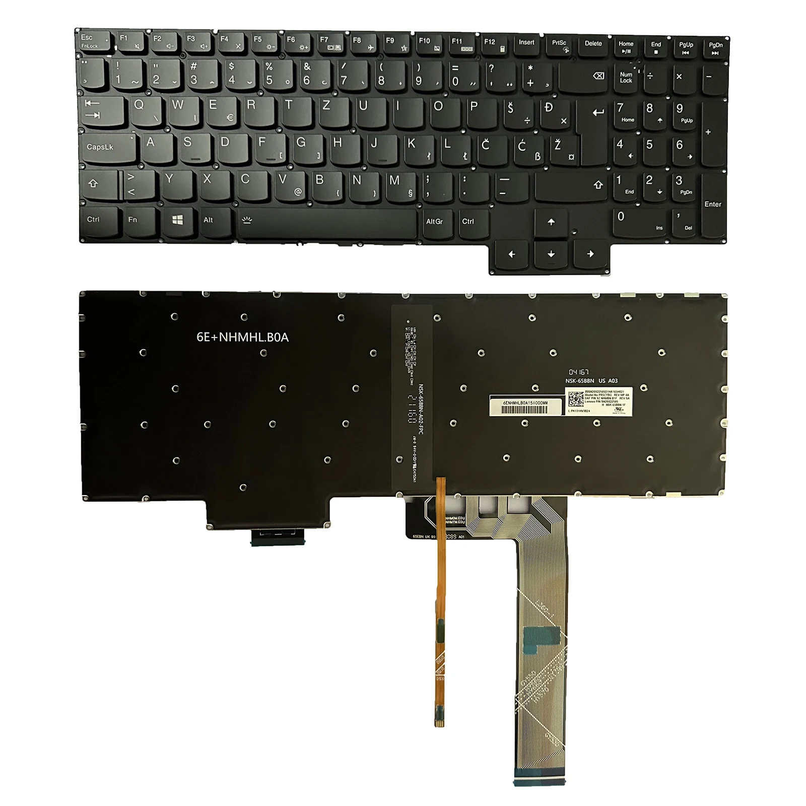 For Lenovo Legion Y7000 2020 R7000 2020 Y7000P R7000P 2020 Keyboard SA Backlit
