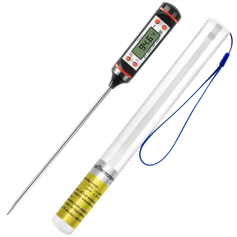 Digital thermometer kitchen water oil barbecue baking temperature measurement
