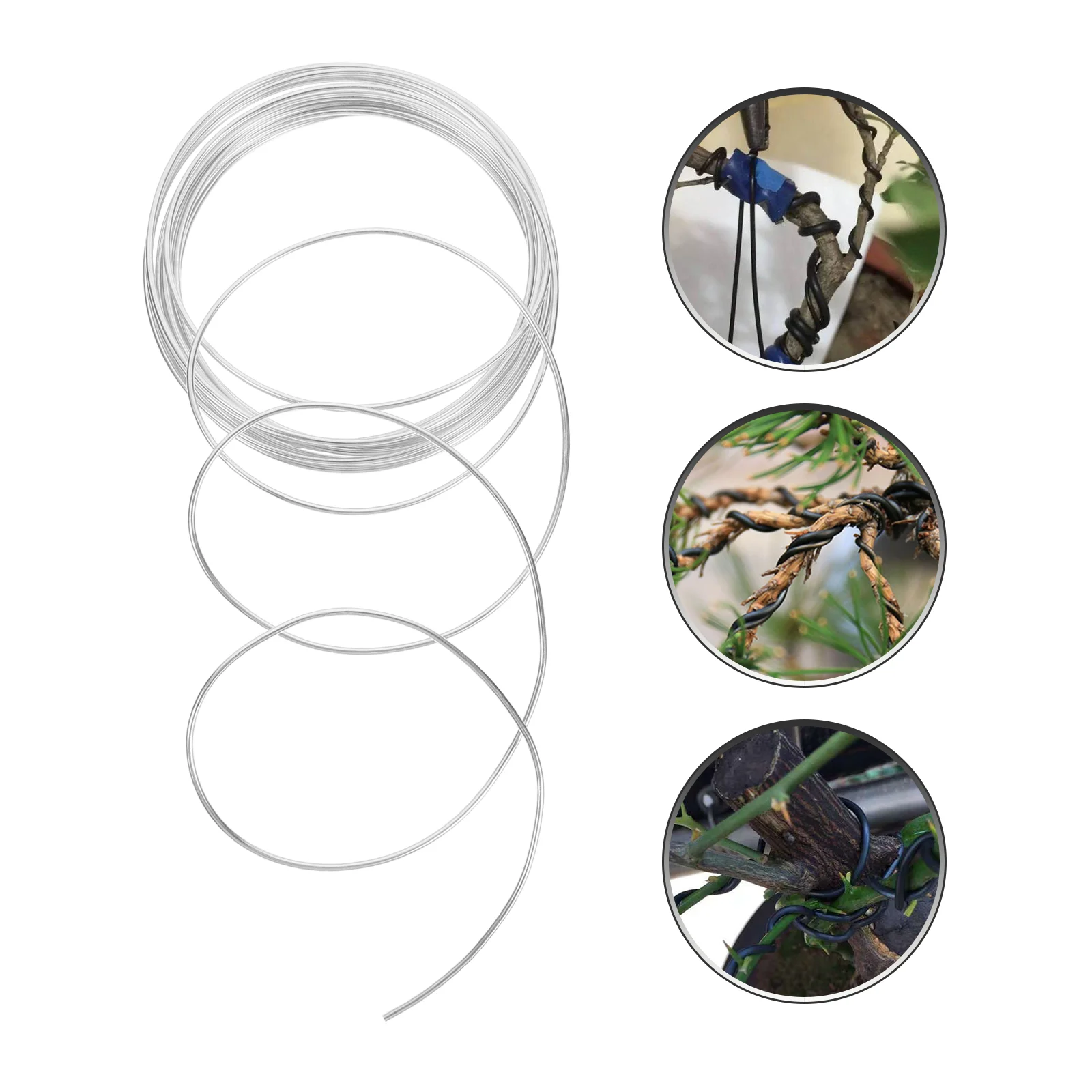 Garden Bonsai Wire Metal Wire Gardening Bonsai Fixing Convenient Shaping Indoor Outdoor Plants Alum