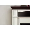 Corner Mantel Cabinet for Living Room or Bedroom with 23 inch Fireplace Insert Heater for the Perfect Ambiance 4