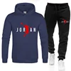 2024 Fall Winter Men's Tracksuit Hoodie Pants 2Pcs Sets Suit Leisure Sweatshirts Sweatpants Fashion Trends Brand Clothing S-3XL 3
