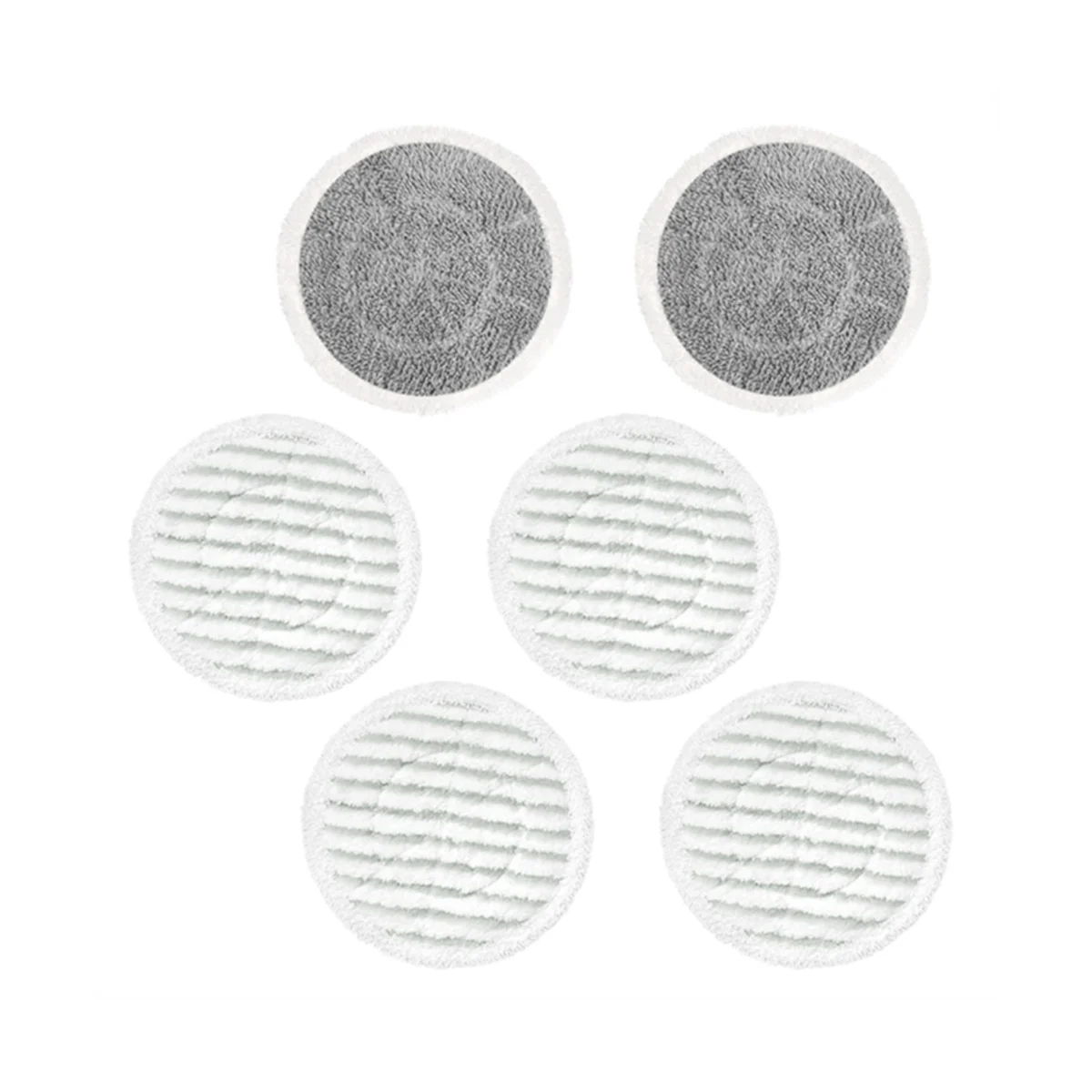 6 Pezzi Di Ricambio Mop Pad Per Shark S7000Amz S7001 S7001Tgt Steam & Scrub Mop All-In-One, Per Modello Xkitp7000