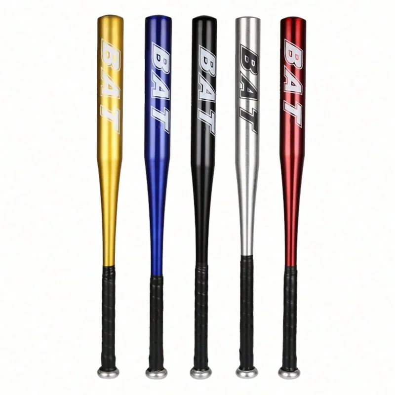 Baseball Bat 51cm Aluminum Alloy Thickened Baseball Bat Youth Outdoor Sports Traing Home Car Defense Personal Self-Defense