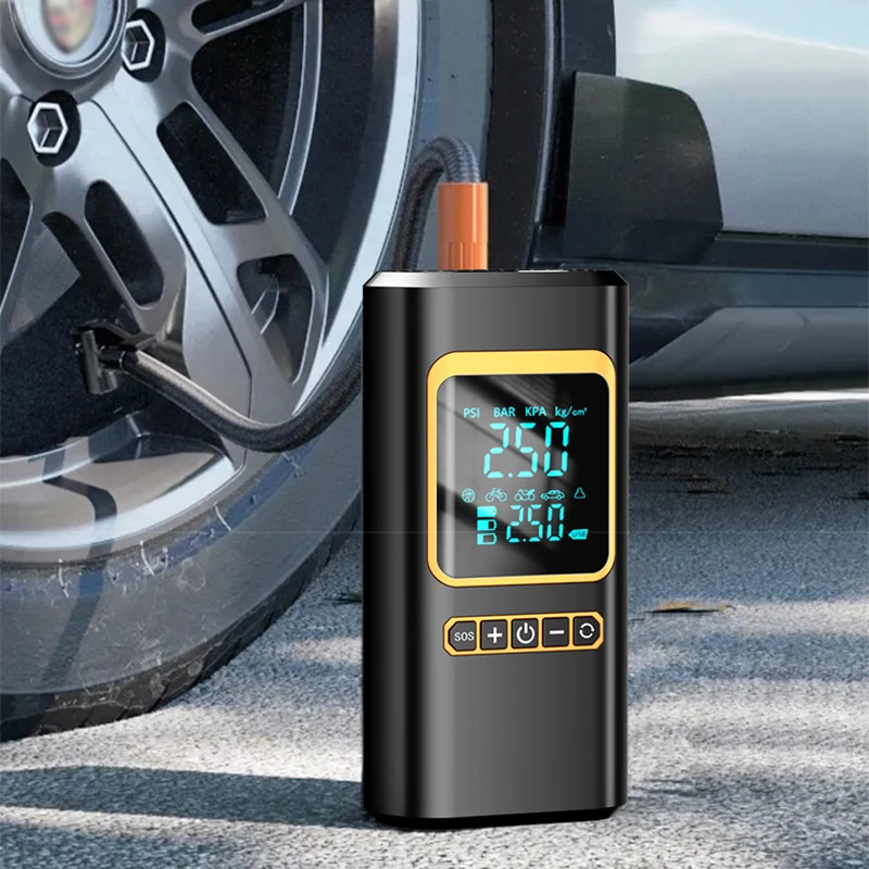 4 IN 1 Car Jump Starter 8000mAh Power Bank 12V Emergency Battery Booster Starting Device 150PSI Car Air Pump With Lighting