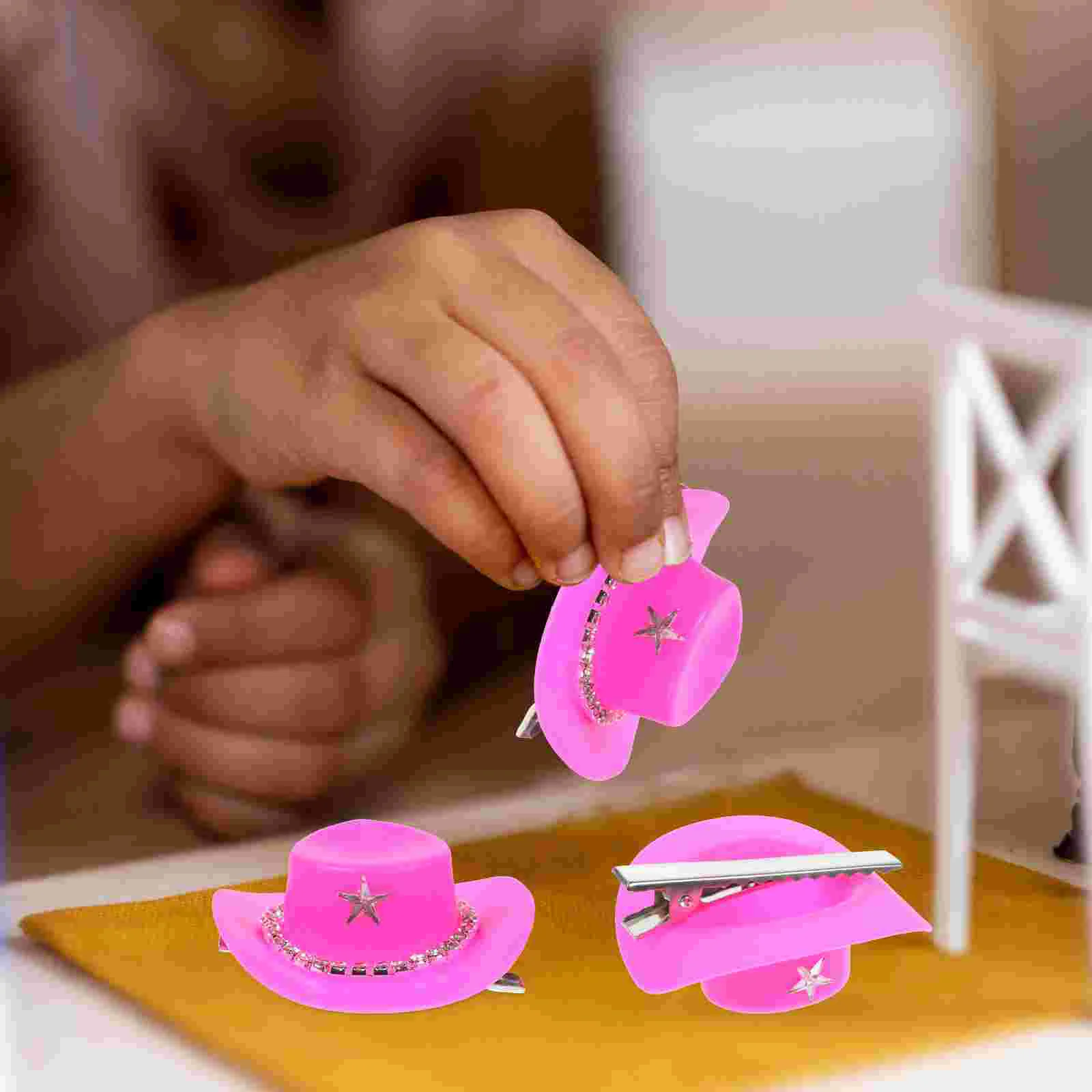 

Hat Hair Clip Cap Barrette Hair Cap Decor Girl Hair Accessory