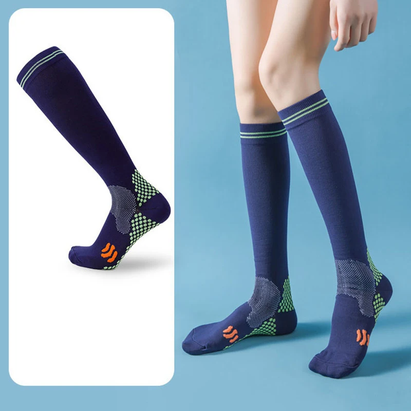 Unisex Compression Socks Sport Long Stockings Varicose Veins Running Cycling Set