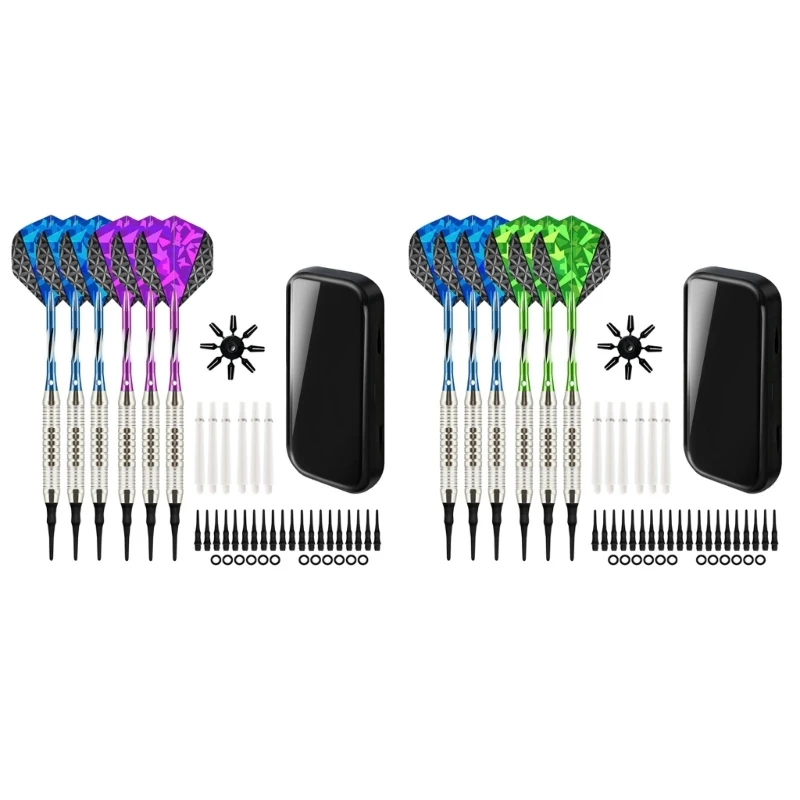 1 Set Electronic Soft Darts Needle Set Professional Soft Tip Darts Set 18g Dropship