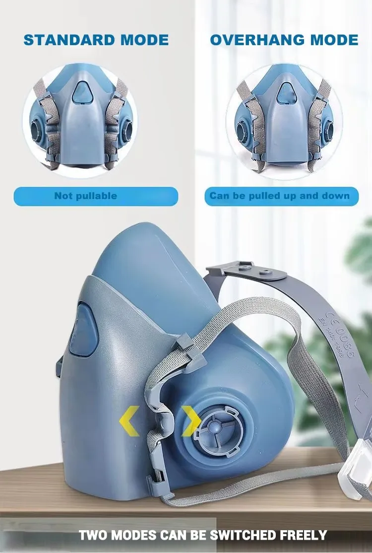 7502 Respirator Mask Protective Mask Industry Painting Spray Dust Gas With 501 5N11 6001CN Chemcial Half Face