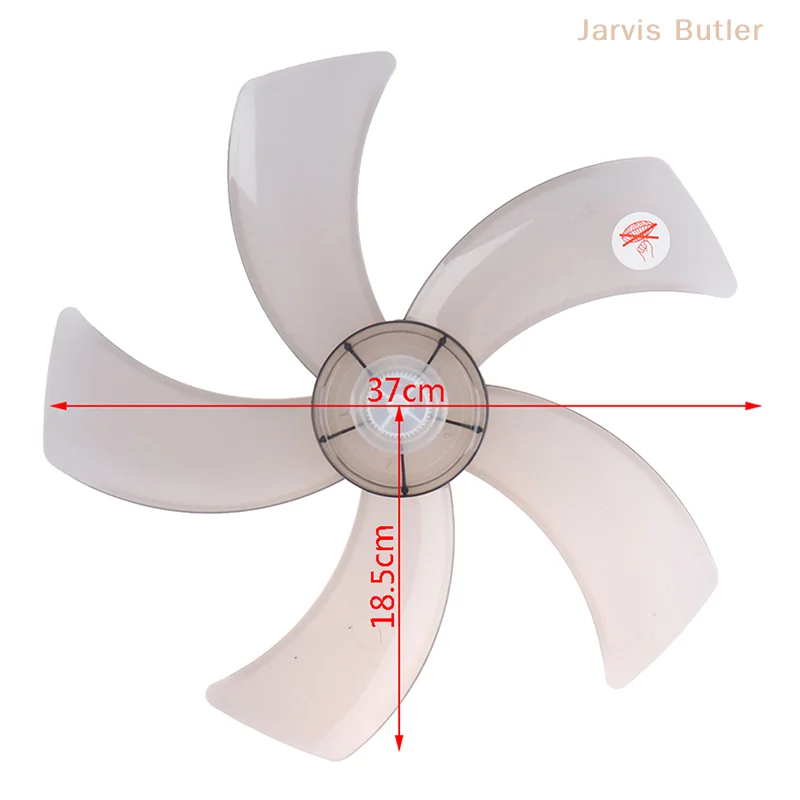 

Hot sale 1PC 16 Inch Household Plastic Fan Blade Five Leaves With Nut Cover For Pedestal Fan