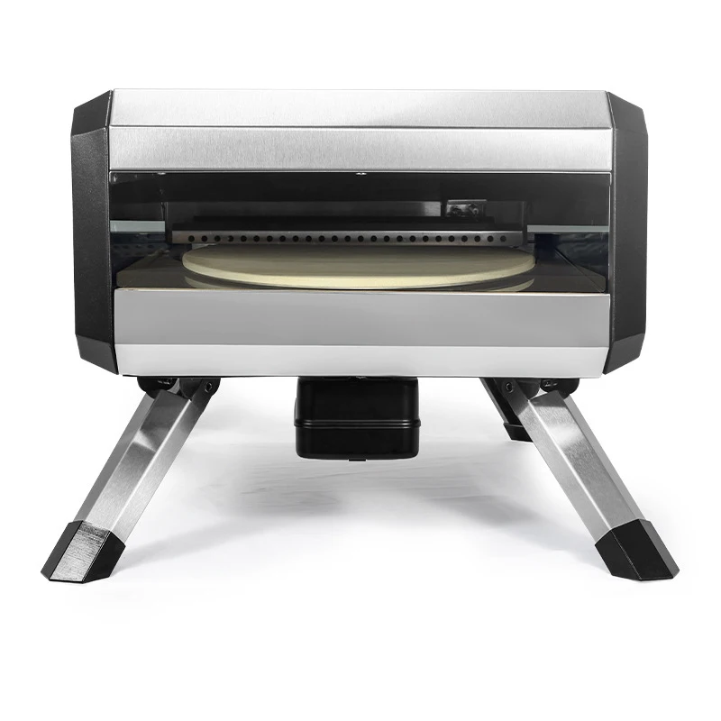 Outdoor Mini Pizza Oven Gas Powered Egg Tart Baker Oven Stainless Steel 14 Inch Pizza Baking Machine 2