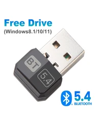 Wireless USB Bluetooth Dongle Adapter - Drive-Free Audio & Peripheral Connectivity (Bluetooth 5.4)