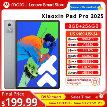Original CN Version Lenovo Xiaoxin Pad Pro 2025 12.7 inch Tablet Dimensity 8300 2.9K 144Hz Display 10200mAh Android 14 Pad PC 1