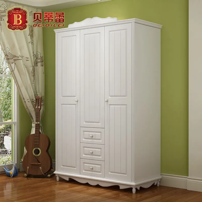 Children's furniture cabinet locker two-three-four door wardrobe household bedroom wardrobe