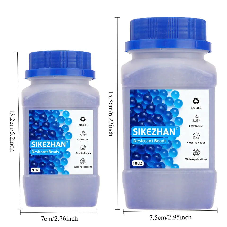 Blue/Orange Indicating Silica Gel Desiccant Beads,Reusable Moisture Absorber for Storage,Closets,Electronics,3D Printer Filament image 6