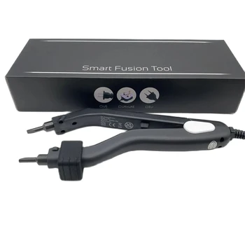 L601 Quality Black Heat Hair Connector Temperature Controllable Heat Iron Hair Extension Tools Kit 220 degree hair connector