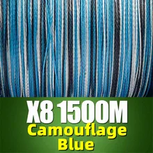  Ascon Fish Braided Fishing Line 8 Strands 1500m Multifilament Fishing Line 8 Wire a Braid of Braids 60LB 100LB 200LB 300LB 