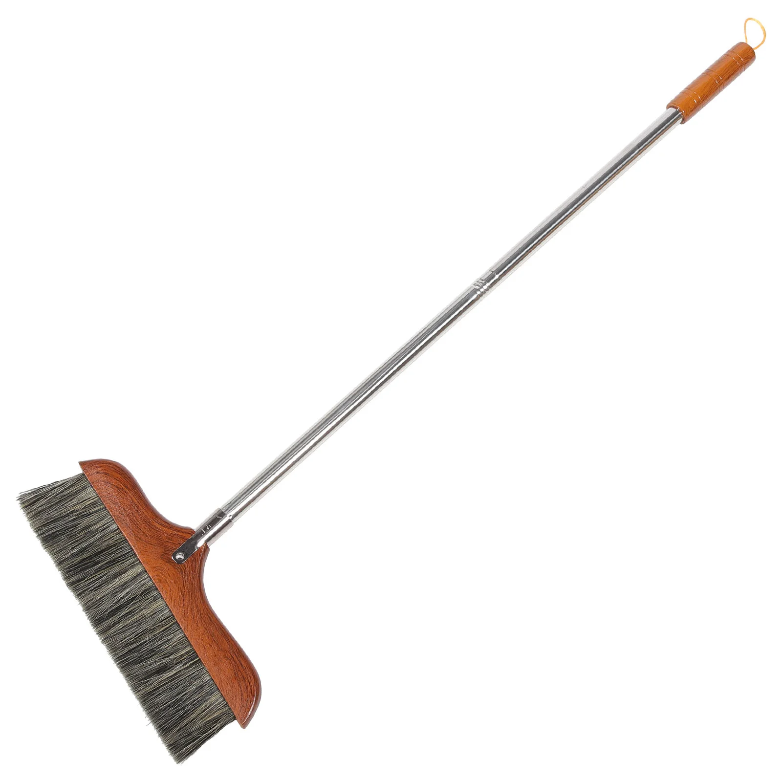 

Horse Hair Soft Bristle Broom Wooden Handle Angle Broom Floor Cleaning Broom Hair Removal Sweeper Carpet Sweeping Brush Indoor