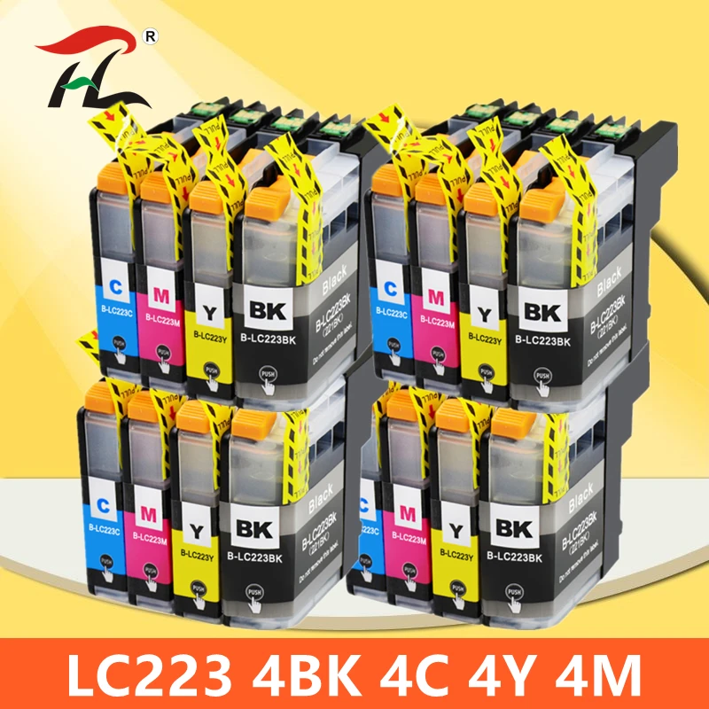 

LC223 LC221 Compatible Ink Cartridge For Brother LC 221 LC225 MFC-J4420DW J4620DW J4625DW J480DW J680DW J880DW Printer