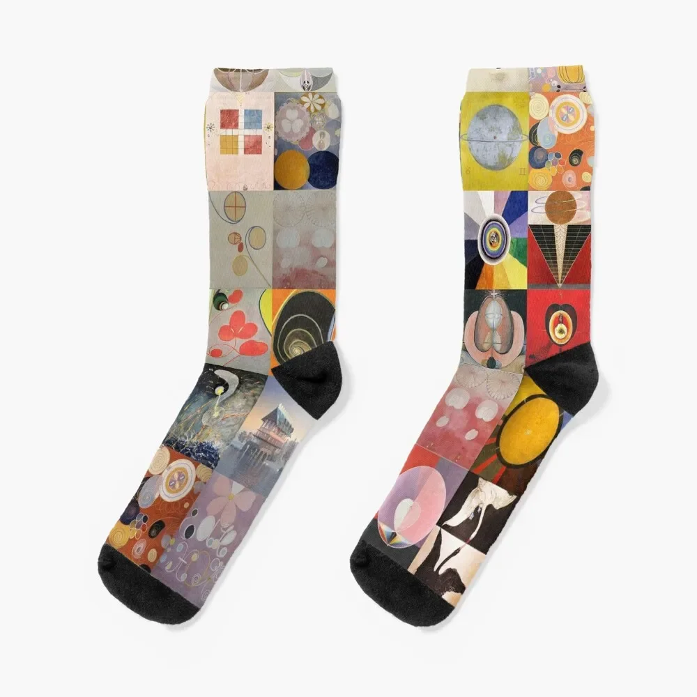 

Hilma af Klint носки сумасшедшие Аниме партия мужские носки женские
