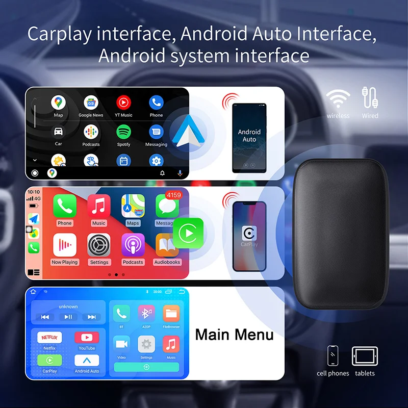 レクサスNX 20系用 CarPlay AI Box