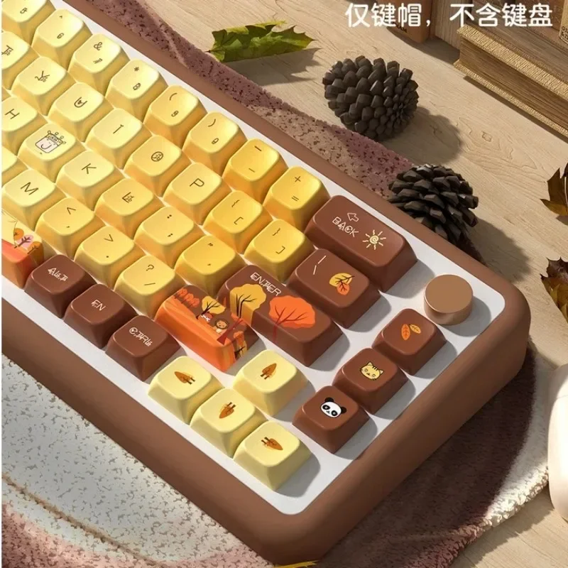 

Autumn Keycap MDA/Cherry Profile PBT Sublimation Personalized Keyboard Cap Split Space Mechanical Keyboard Keycaps