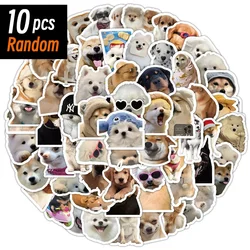 Pack of Funny Cartoon Dog Stickers - Cute Decals for Various Surfaces and Creative Use (10 Pcs Random)