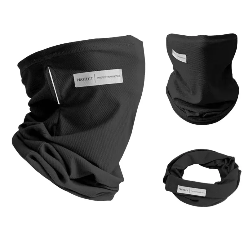 Summer 3D Ice Silk Masks Anti-UV Quick-drying Face Covering Sunscreen Breathable Unisex Simple Neck Protection Hanging Ear Scarf face mask